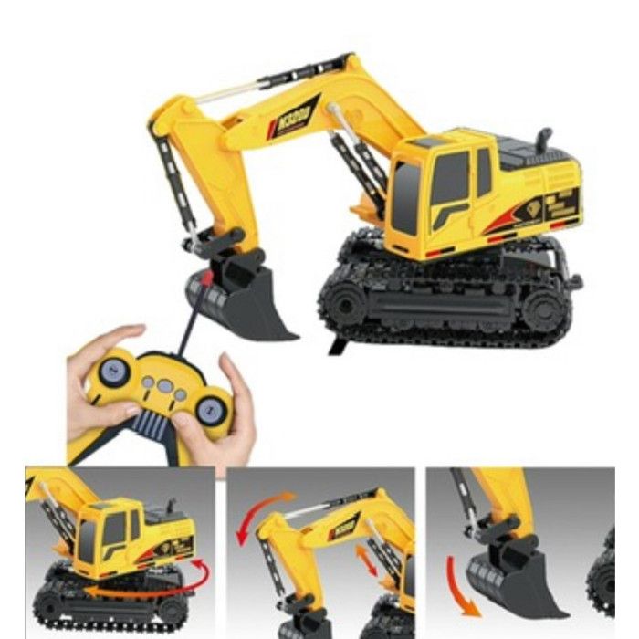 remote control excavator   (TRAX )