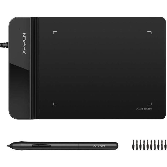 XP Pen Tablette Graphique G430S, 4x3 Pouces avec Inclinaison,Signature/Ecriture/Digitale/dessin