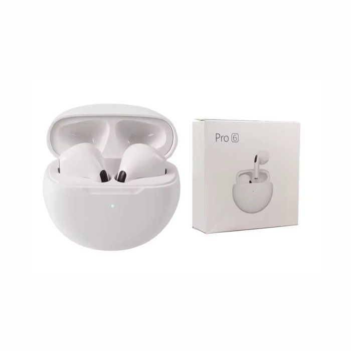 TWS Pro 6 Écouteurs stéréo Sans Fil, Touch Control Compatible IOS Et Android