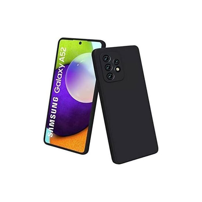 Case Pochette silicone noir pour Samsung Galaxy A52 / A52S 5G
