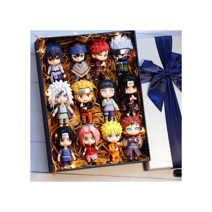 Figurines Naruto Shippuden Hinata Sasuke Itachi Kakashi Gaara, 6 pièces/ensemble, jouets en PVC, cadeau pour enfant - Marjane Mall - Image 1
