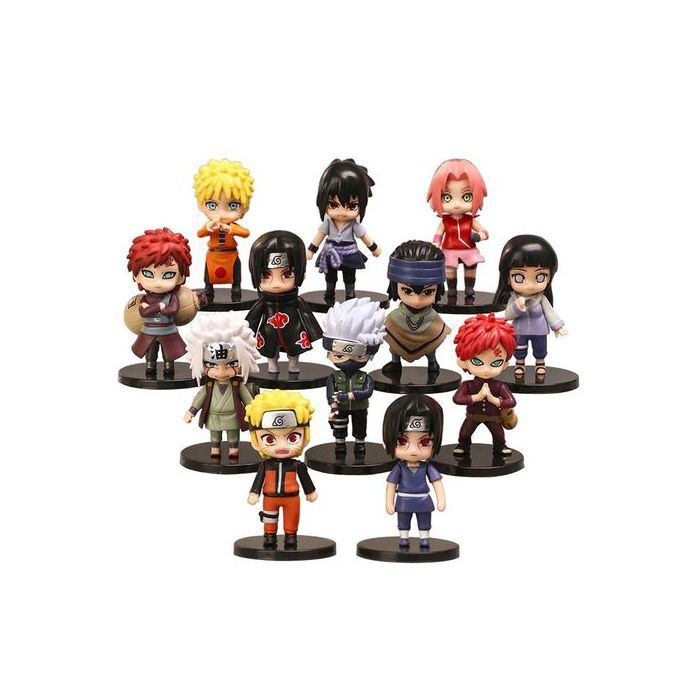 Figurines Naruto Shippuden Hinata Sasuke Itachi Kakashi Gaara, 6 pièces/ensemble, jouets en PVC, cadeau pour enfant - Marjane Mall - Image 2