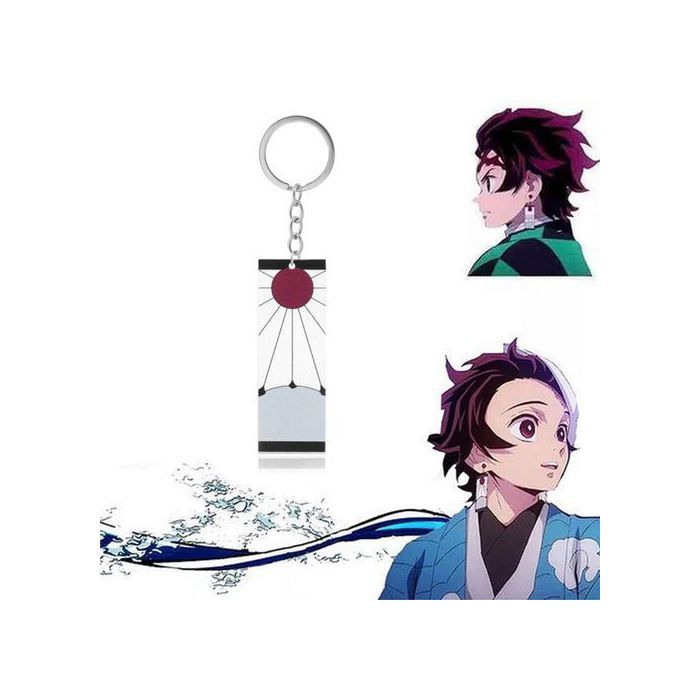 Tanjiro porte-clé Demon Slayer Kimetsu no Yaiba Anime manga cos play