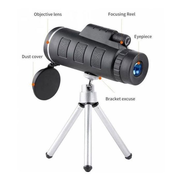 Télescope monoculaire - GENERIC - 40X60 - Portable - Vision HD - Léger 370g
