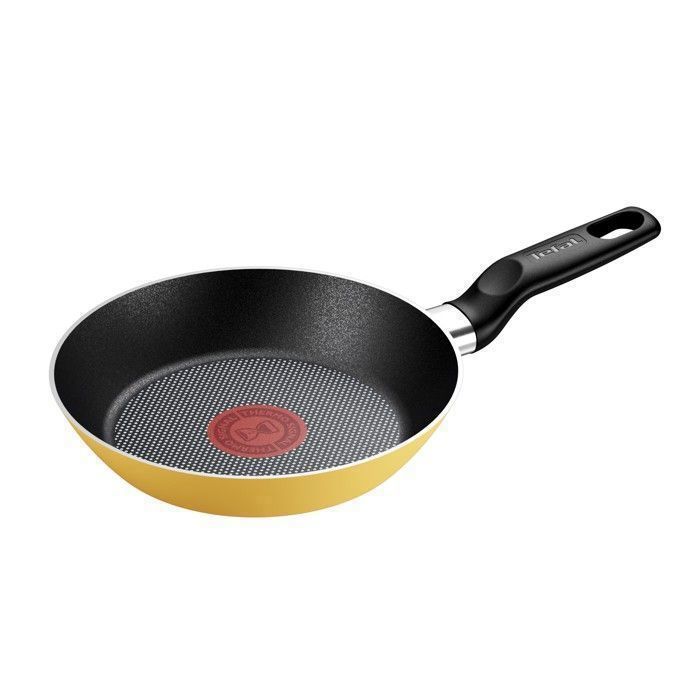 Poêle à frire - TEFAL - ENJOY MINI - 18 cm - Aluminium - Anti-adhésif - Jaune