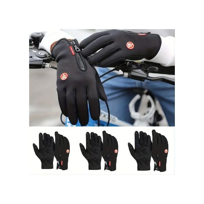 Gants thermiques d'hiver coupe-vent pour hommes et femmes avec fonction écran tactile, pour Cyclisme
