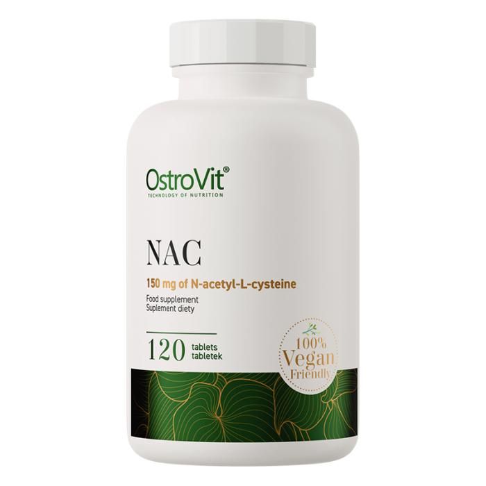 NAC 120 Caps - N-Acetyl Cysteine, Puissant Antioxydant pour la Santé du Foie et des Poumons