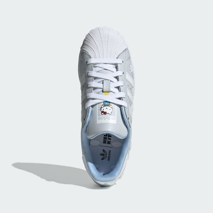 Baskets - Adidas - Superstar J - Femme - Gris - Plat - Marjane Mall - Image 2