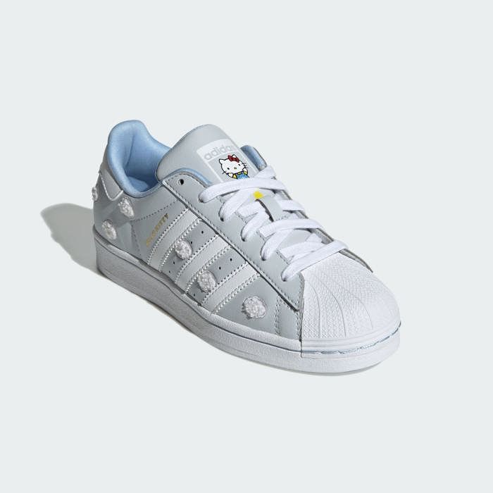 Baskets - Adidas - Superstar J - Femme - Gris - Plat - Marjane Mall - Image 4