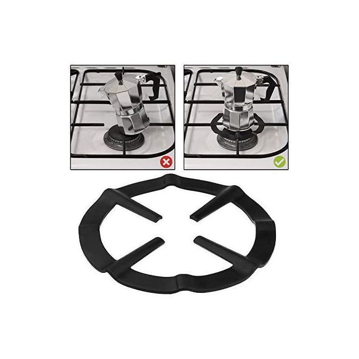 Support anneau réducteur gaz plaque cuisinière chaleur mijoter en acier inoxydable