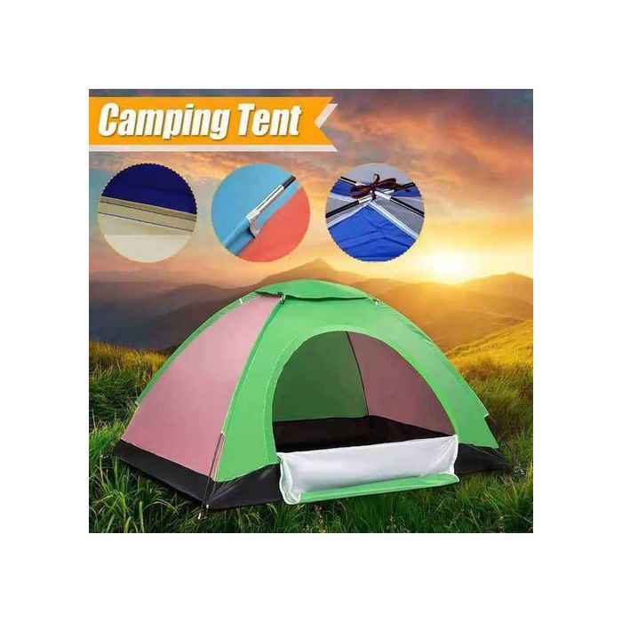 Tente de Camping Multi-Couleur pour Camping, Plage, Portable, pour 4 personnes