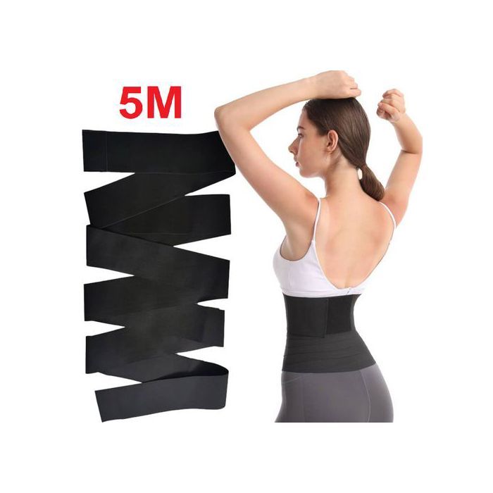 Ceinture de Sudation - Non spécifié - 5 mètres - Réglable - Mixte - Noir