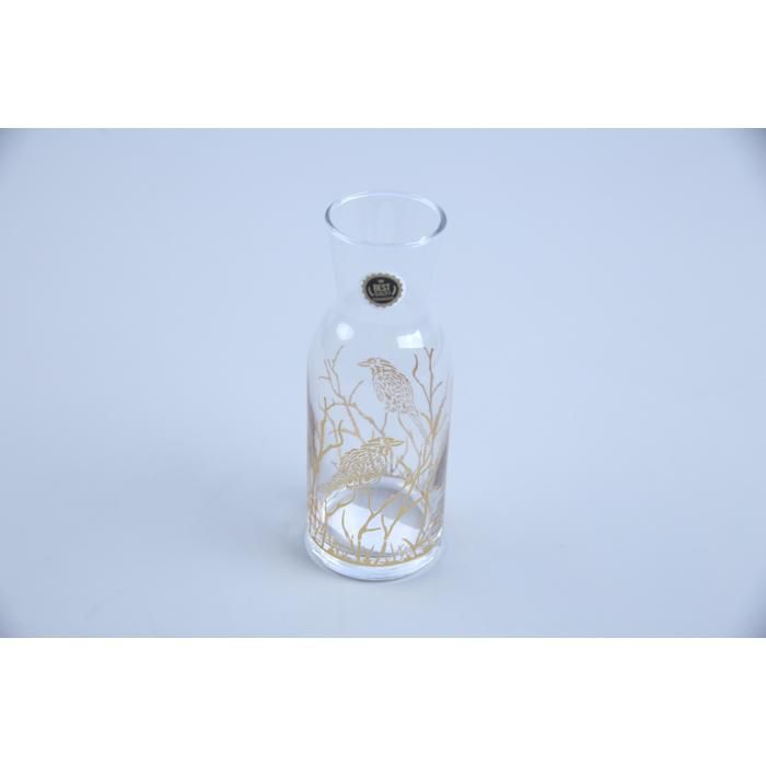Carafe en Verre Dorée 350 ml - Motif Aléatoire