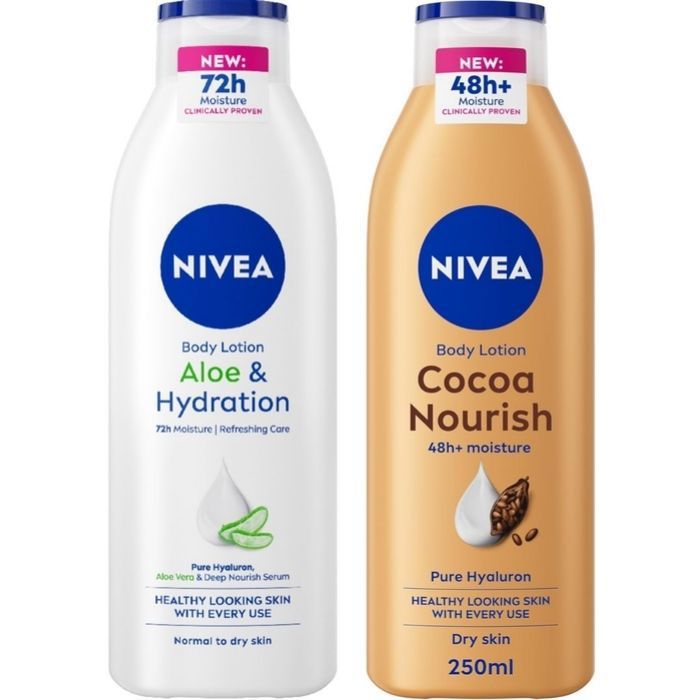 Lot Body Cocoa 250 ml + Lait Body Aloe Vera 250 ml