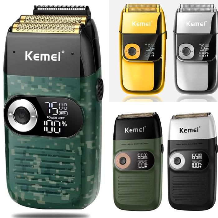 Rasoir électrique rechargeable des hommes, coupe-barbe(Couleur aléatoire)