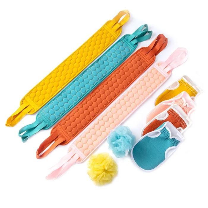 3 pièces Serviettes De Bain Multifonctionnel,brosse douce, salle de bain, hôtel