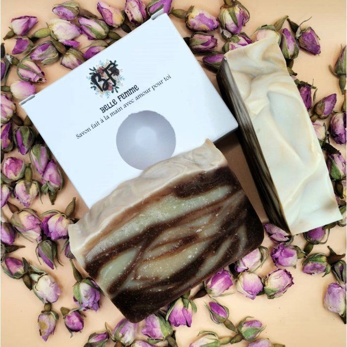 Savon au neem, pour le visage et le corps, peau grasse, végétalien non parfumé