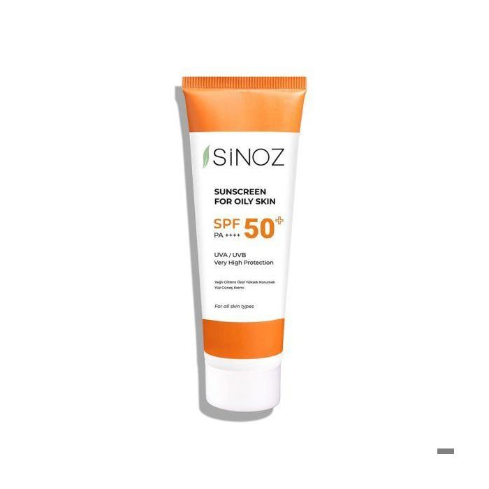 Crème solaire - Sinoz - SPF 50+ - Peau grasse - Non gras - Fini mat