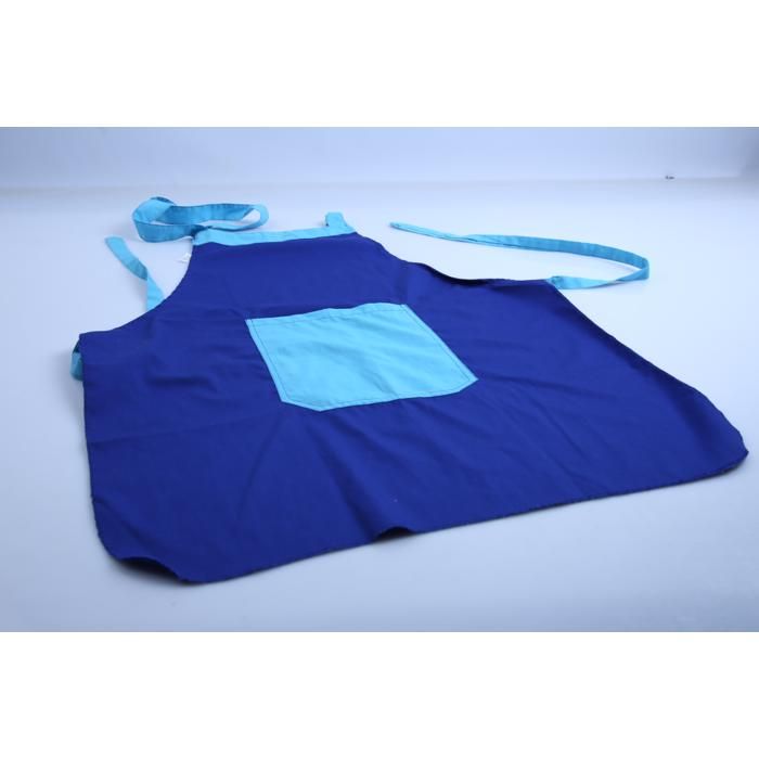 Tablier de Cuisine - GENERIC - Bicolore - 60x80 - Coton - Lavable - Couleur Aléatoire