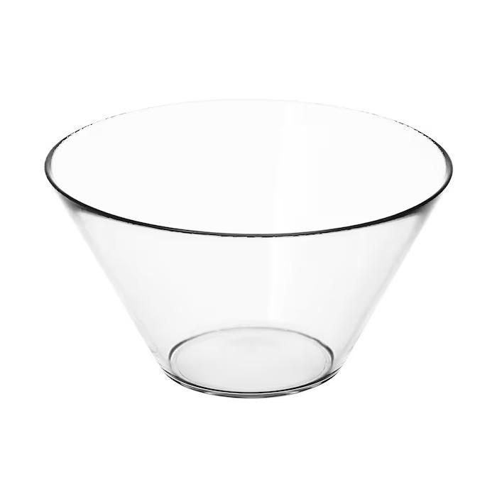 Saladier - GENERIC - 4300ml - Verre Transparent - Compatible Lave-Vaisselle - Pratique et Élégant