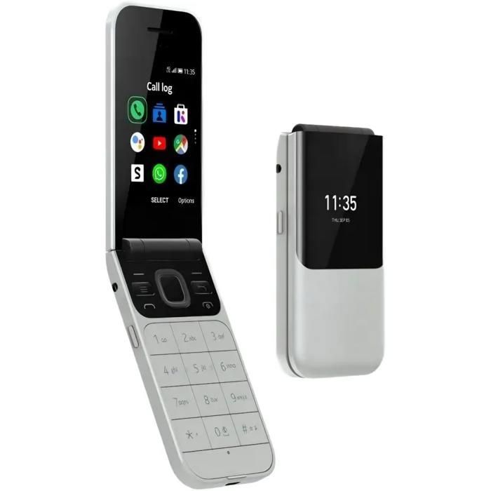 Nokia Flip 2720 Telephpne portable double carte sim - Gris