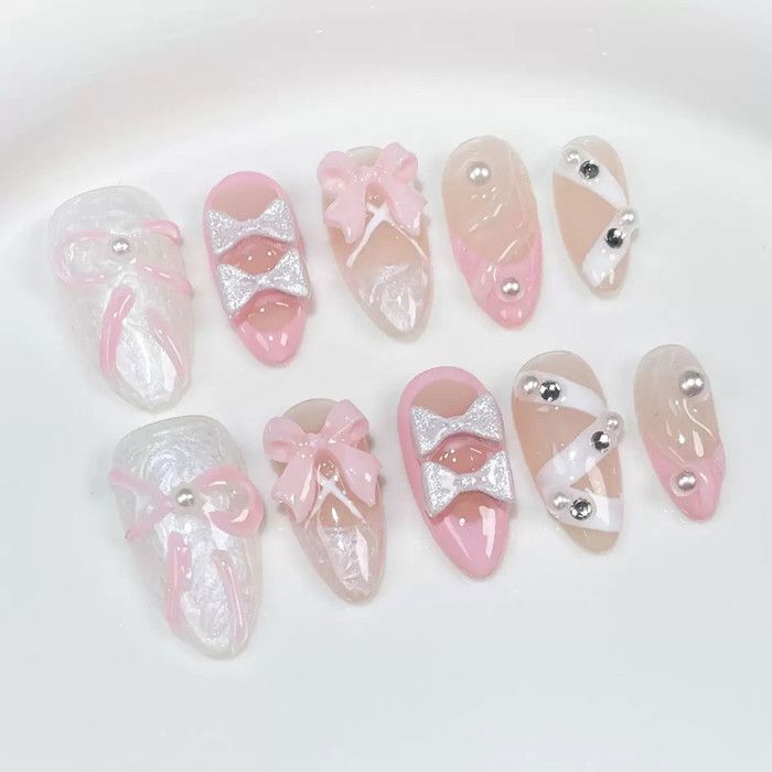 OhMy Nail Korea 100% handmade gel press-on nails faux ongles OMNKM009-XS
