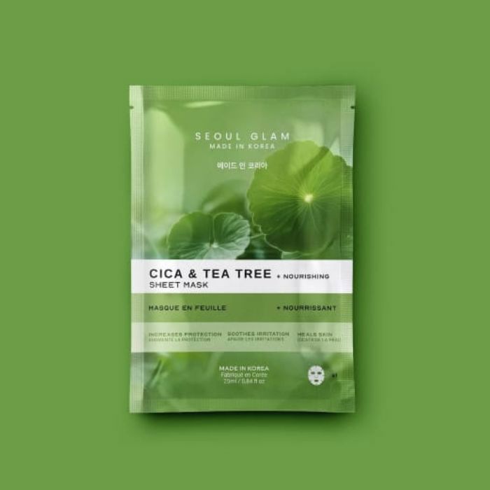 Masque en Feuille Cica Arbre Thé Seoul Glam 25ml