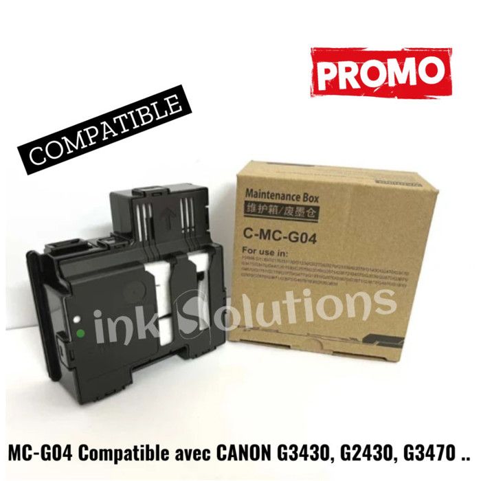 Cartouche de maintenance compatible MC-G04 pour canon G3430, G2430, G3470 ..