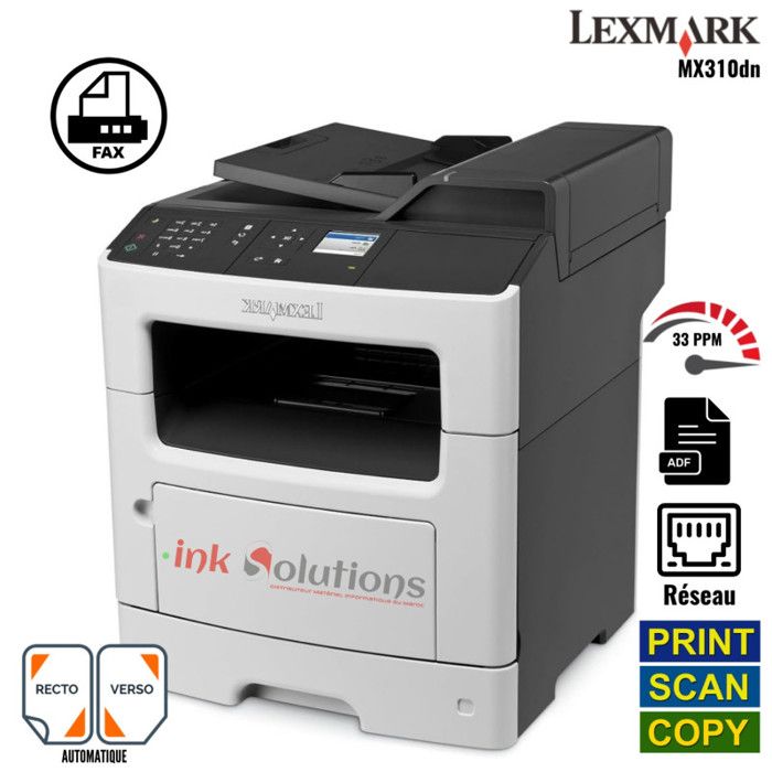 Imprimante 35S5745 Multifonction MX310dn Laser Noir