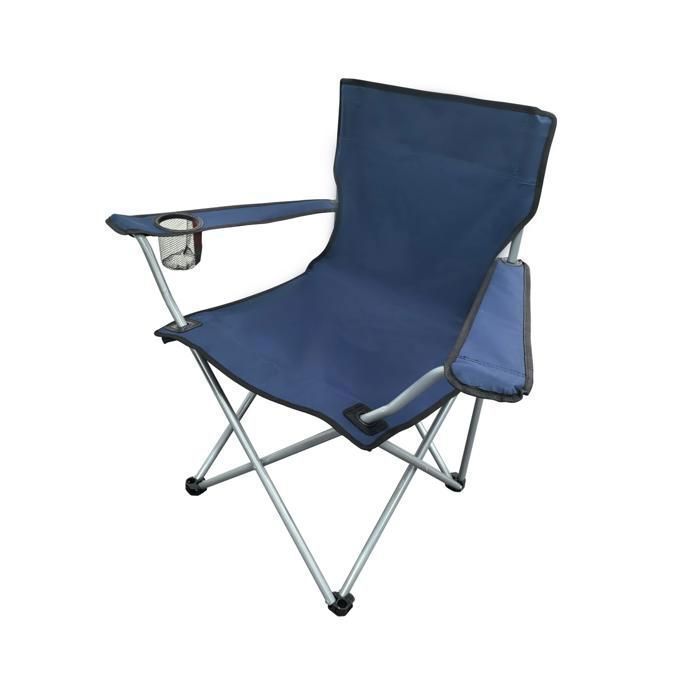 Chaise de Camping Basique Navy
