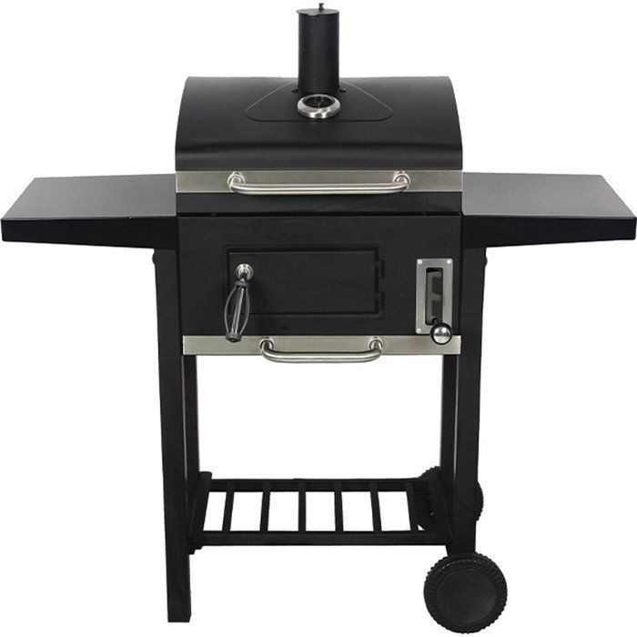 Barbecue - ADHA - 4833 - Noir - 109x46x94.5 cm - Charbon - Grande surface de cuisson