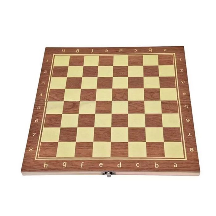 Jeux de dam et d'échec grande table Chess Set en Bois 30cm