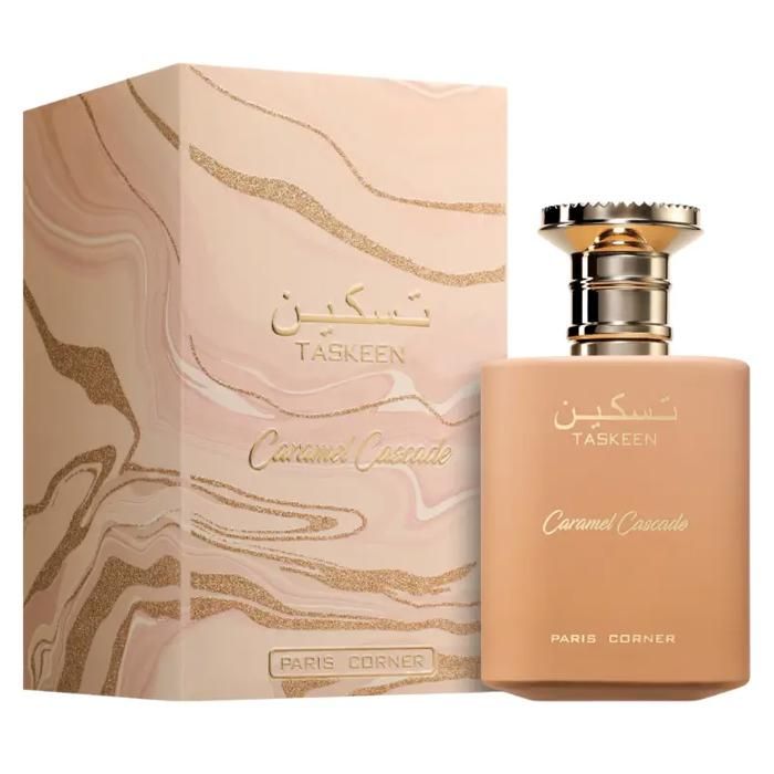 Parfum - Paris Corner - Taskeen Caramel Cascade - 100ml - Floral Fruité Gourmand - Eau de parfum