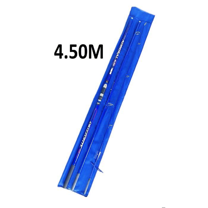 Canne à pêche - CARBOLINO - ADMIRAL - 4.50M - Surfcasting - 100% carbone - Max 250g