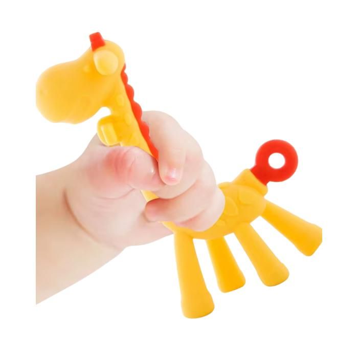 Bébé Premier Hochet de Dentition GIRAFE  Anneau de Dentition pour les dents bébé
