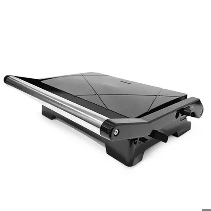 Grill Panini - VENEZIA - SW201 - 850W - Plaque anti-adhésive - Couvercle inox - Nettoyage facile
