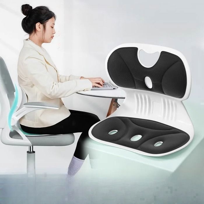 Support de dossier de chaise ergonomique, support de dossier de chaise de bureau, soutien lombaire