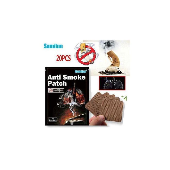 Sumifun Patchs pour arrêter de fumer à base de plantes, 20 patchs pour arrêter de fumer, ingrédients naturels,