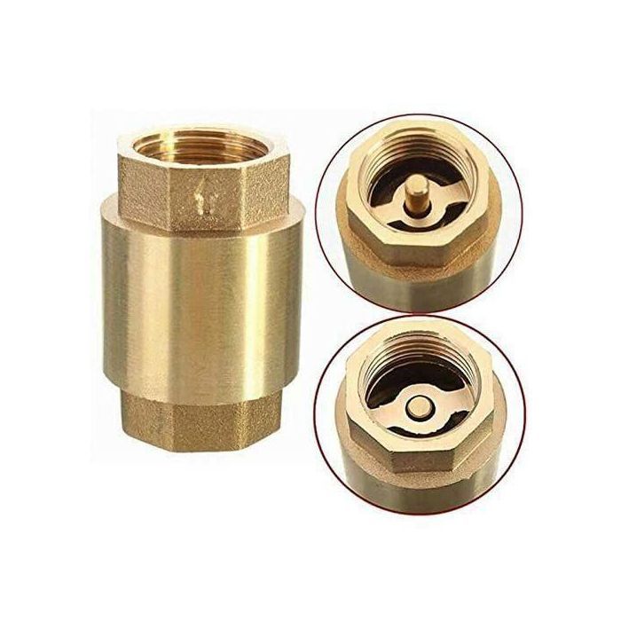 Clapet anti-retour en laiton pour l'eau,huile, vapeur et autres supports