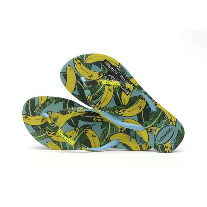 Tongs - Havaianas - SLIM SUMMER - Caoutchouc - Bleu - Femme - Marjane Mall - Image 2
