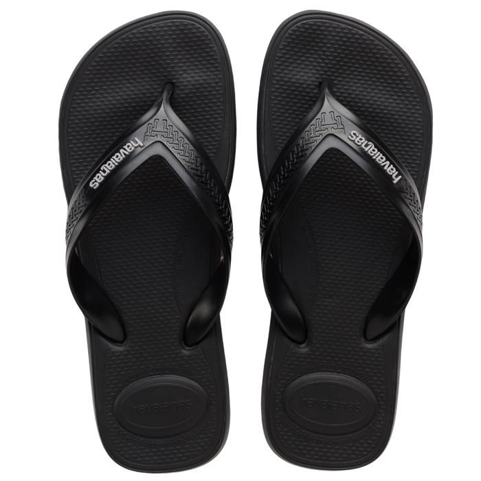 Tongs - Havaianas - Top Max Comfort - Noir - Caoutchouc - Confort Ergonomique