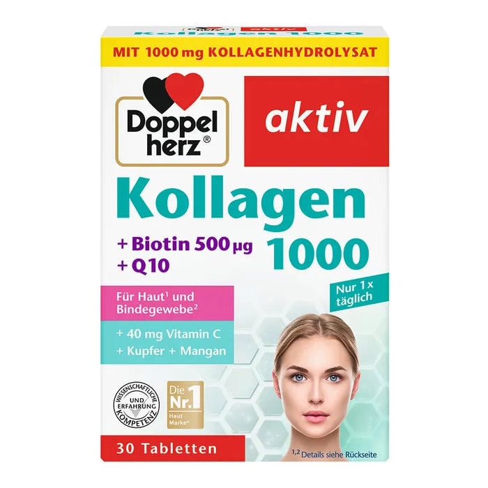 Collagène 1000 Doppel Herz , 30 comprimés
