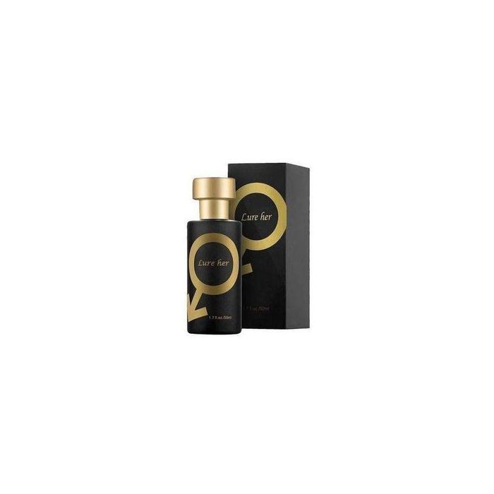 original Parfum Lure Her pour homme, parfum Golden Lure aux phéromones Cologne pour homme attire les femmes,