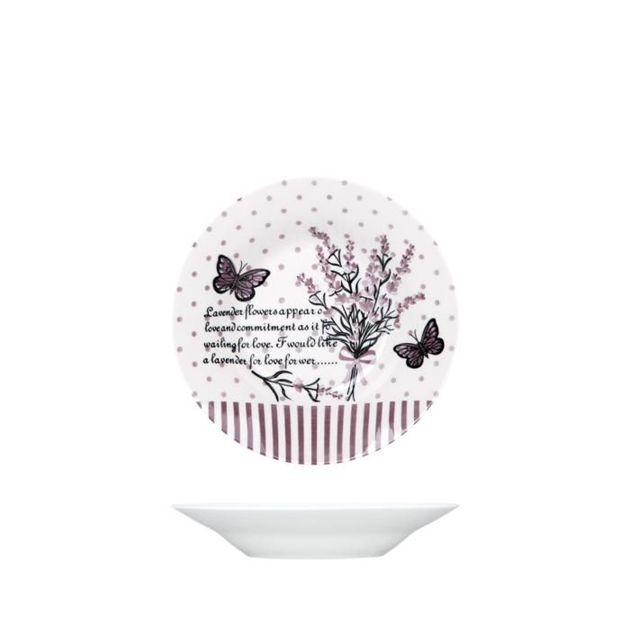 Assiette Soupe - GENERIC - 8RSSP-B - Porcelaine - 20,3cm - Compatible lave-vaisselle