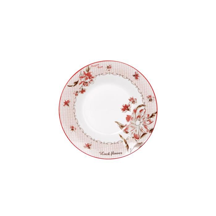 Assiette Soupe - GENERIC - 8RSSP-A - Porcelaine - 20,3cm - Compatible lave-vaisselle