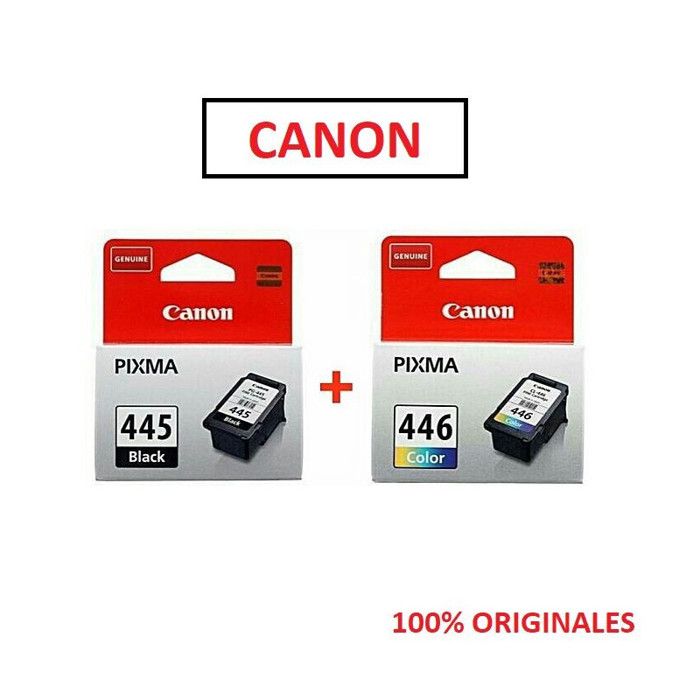 Cartouche PG-445 NOIR + CL-446 COULEUR - ORIGINALES
