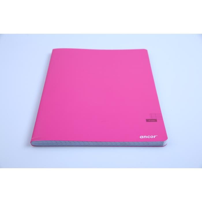 Cahier piqué couverture PP05 192p système 80g 24x32 - Couleur Aléatoire