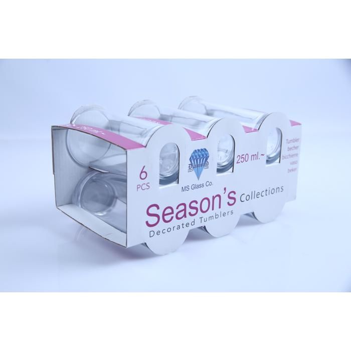 6 verres à eau Brightness 250 ml TM410H