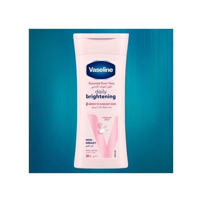 Vaseline Daily Essentials Teint Unifié Éclaircissement de la Peau 200ml