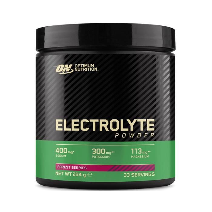 Formule d'électrolytes Optimum Nutrition - Electrolyte Powder - Forest Berries 264g